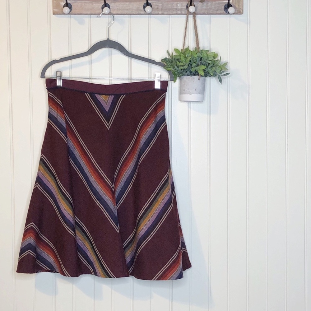 Anthropologie Edme & Esyllte Pointedly Skirt Sz 12